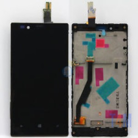 TOUCH+DISPLAY COM FRAME MICROSOFT NOKIA LUMIA 720 / N720 PRETO